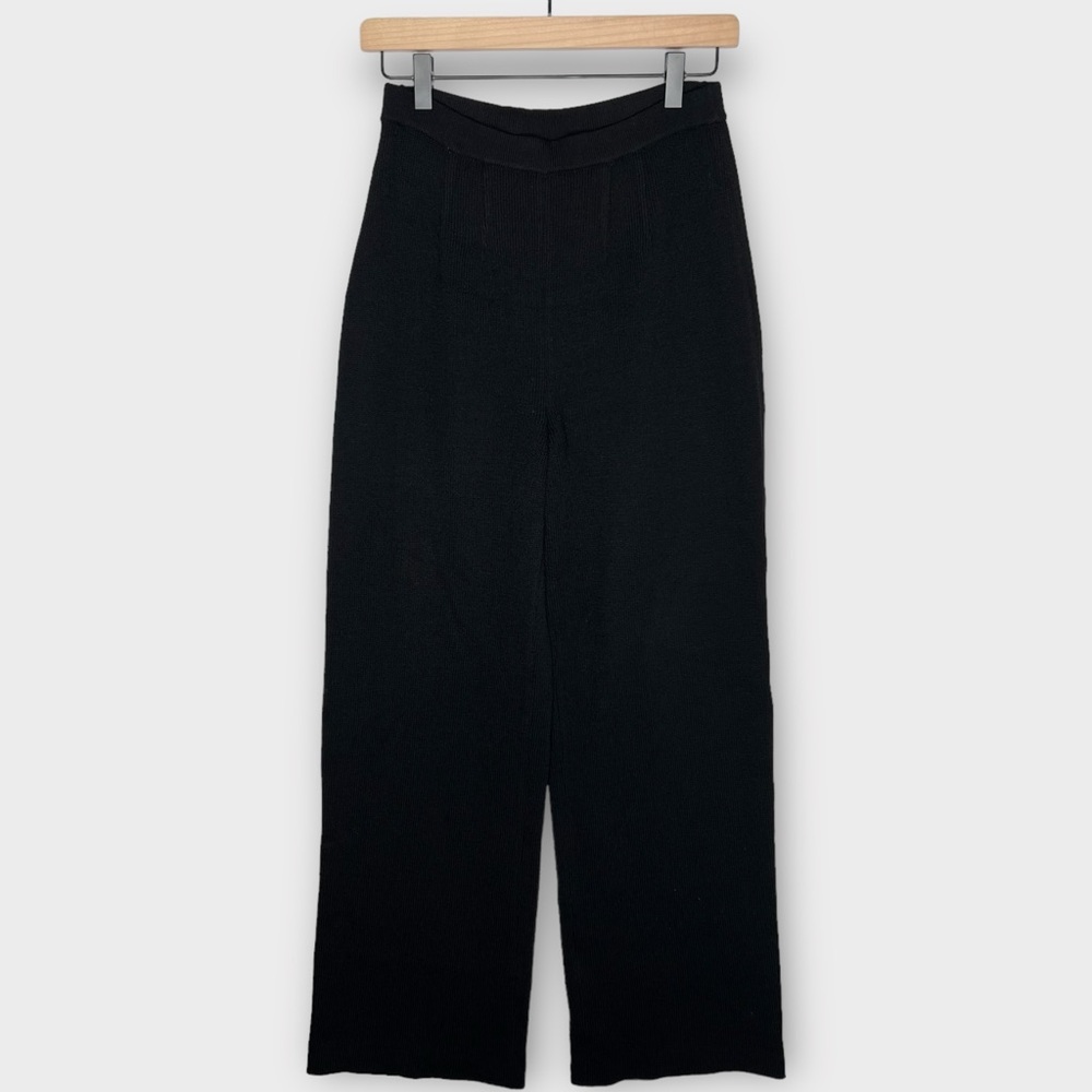 ST. JOHN Evening Black Knit Pant